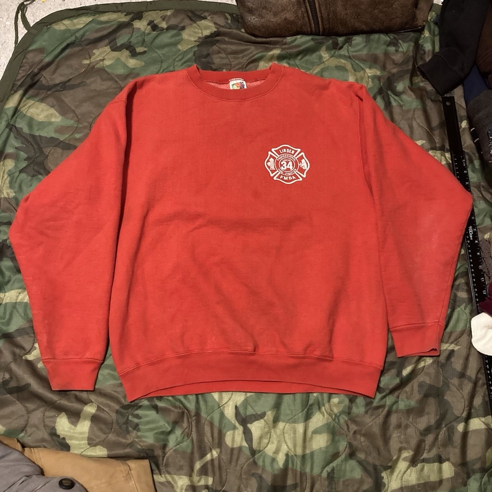 Vintage Fruit Of The Loom Linden FD Pullover Sweatshirt Men's L/23